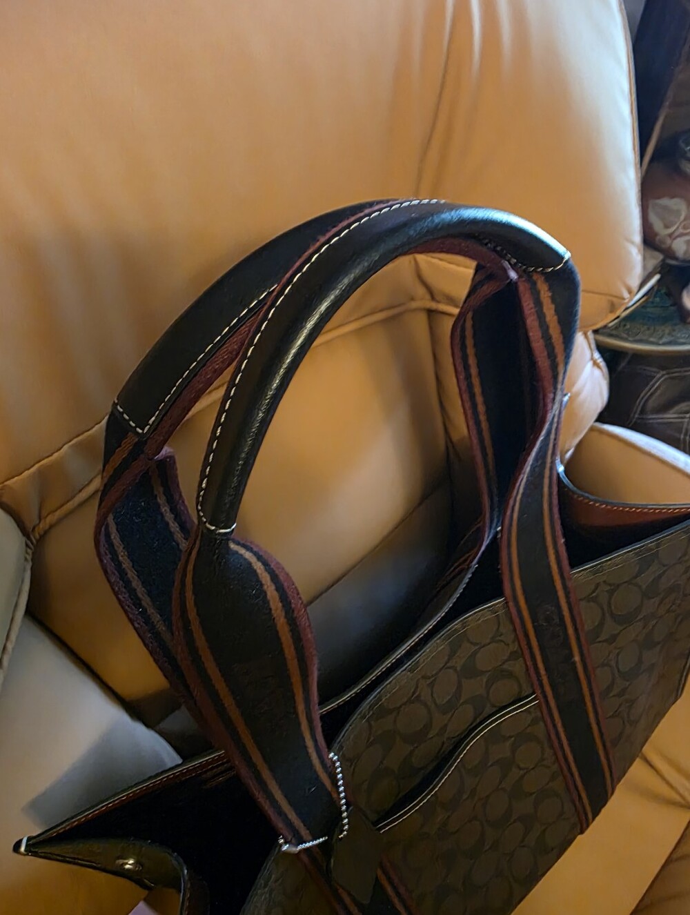Large Smith Coach Tote Bag. Like New - Picture 8 of 14